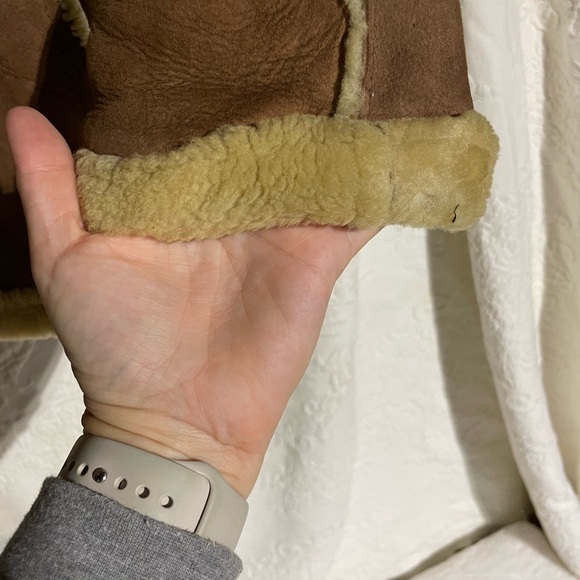 Hastings Shearling Coat Size 40 - Picture 5 of 16